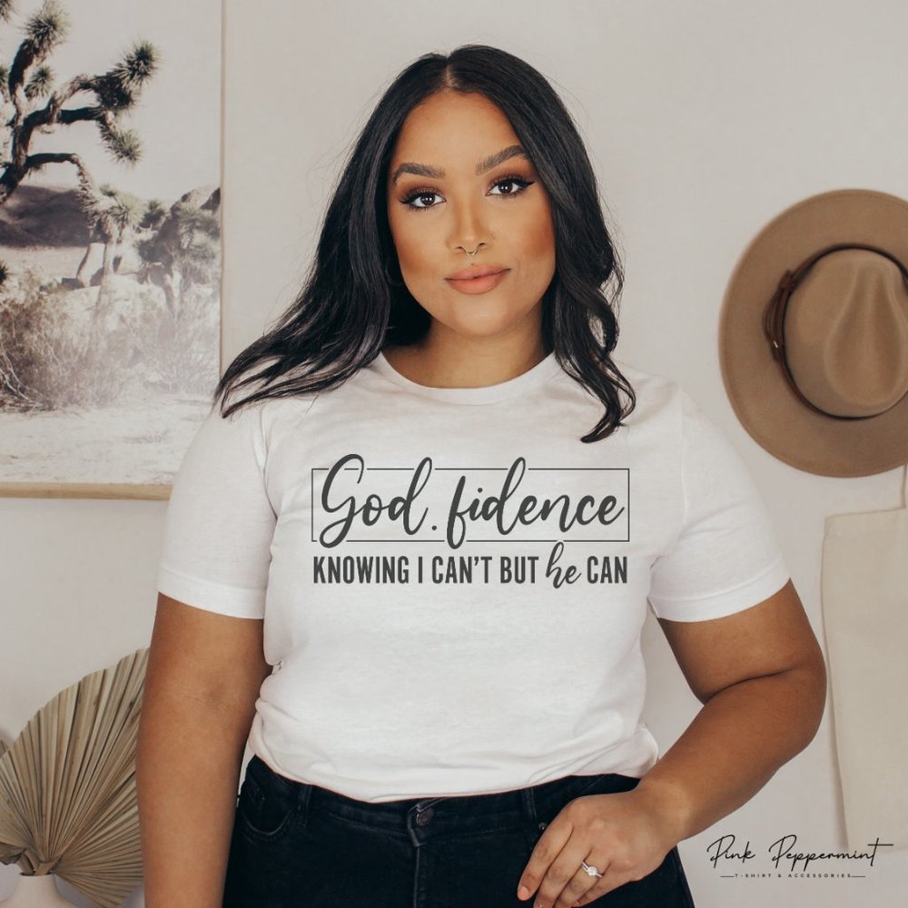 “God-Fidence” Tee (Small - 4X)